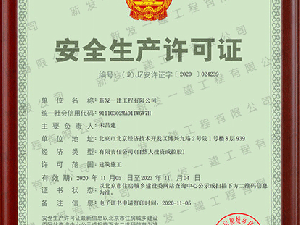安全生成许可证
